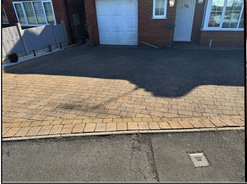 soft washing and pressure washing Staffordshire driveway and render cleaning professional exterior cleaning in Stoke-on-Trent
