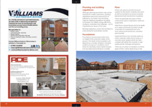 Williams Exterior Shine featured on page 36 of CCSB Homeowner's Guide with business profile and pressure washing services