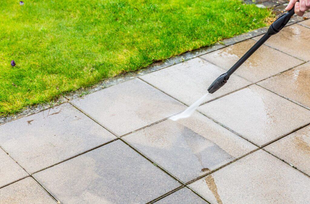 pressure washing
