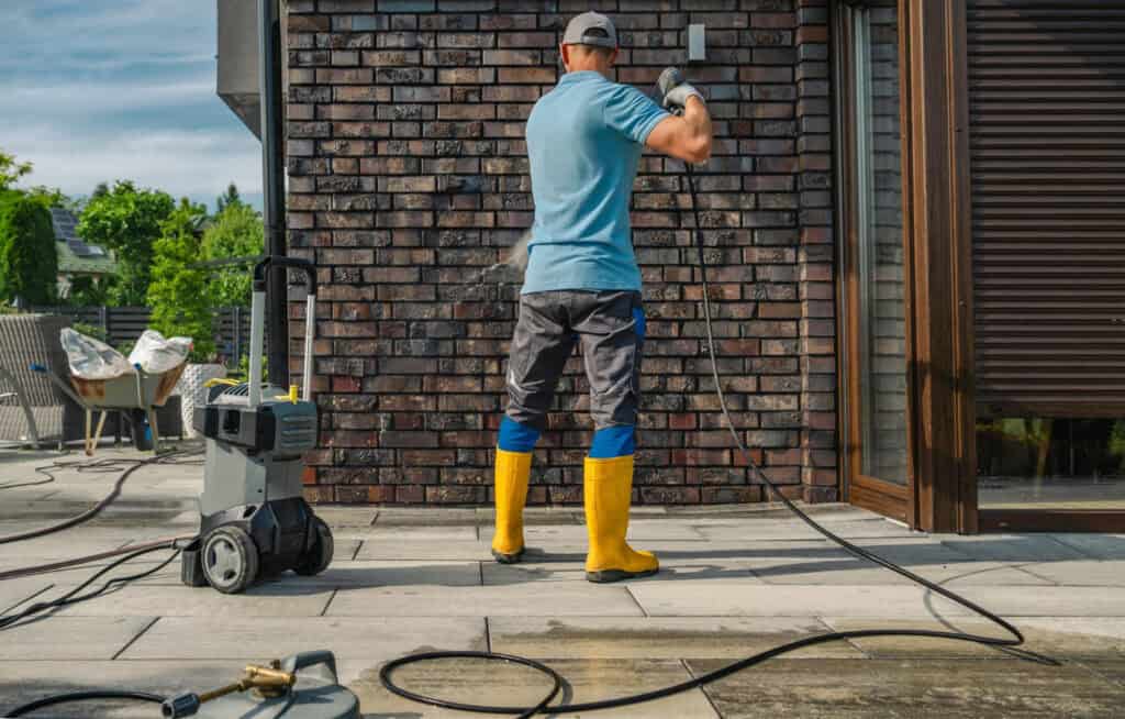 Pressure washing